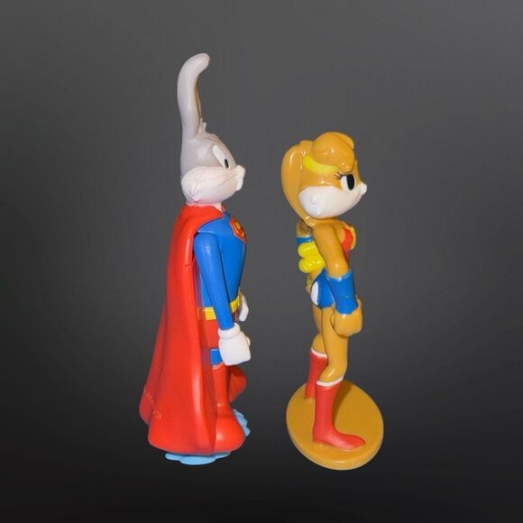 2 Burger King Justice League WB Lola Bunny WW Bugs Bunny Superman Figures A25 - Picture 7 of 10